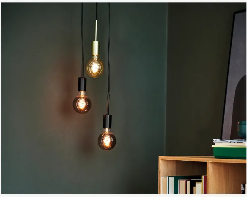 Loftlampe Paco Sort