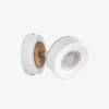 Loftlampe spot Pluto hvid L.9 cm