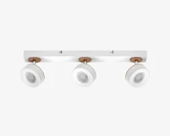 Loftlampe spot Pluto hvid L.49,8 cm