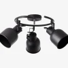 Loftspot Spiral Rolet 3 Sort/Sand Ø.51cm