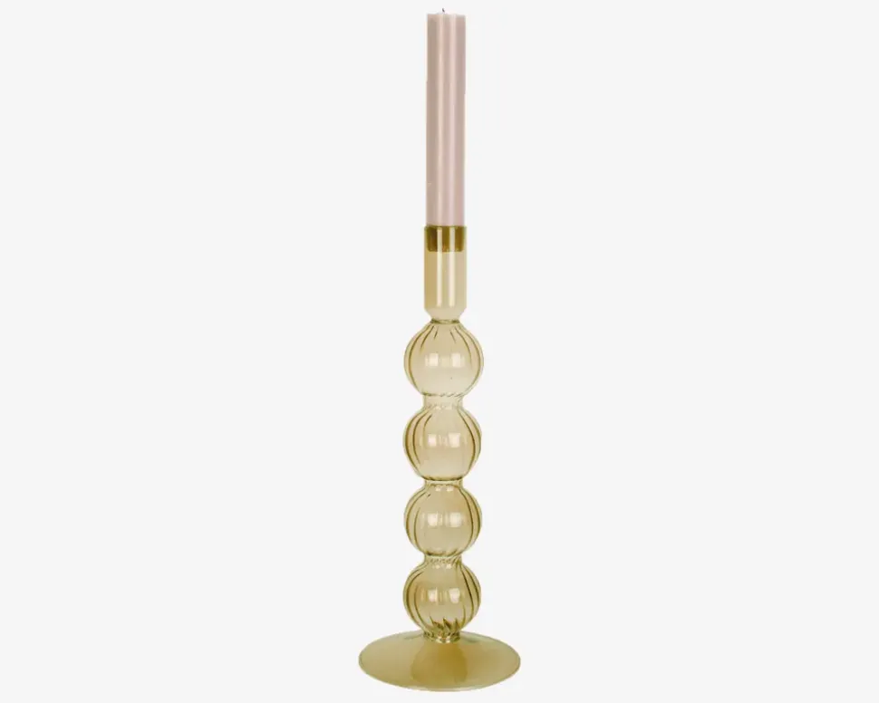 Lysestage Bubbles Mosgrøn H.25 cm