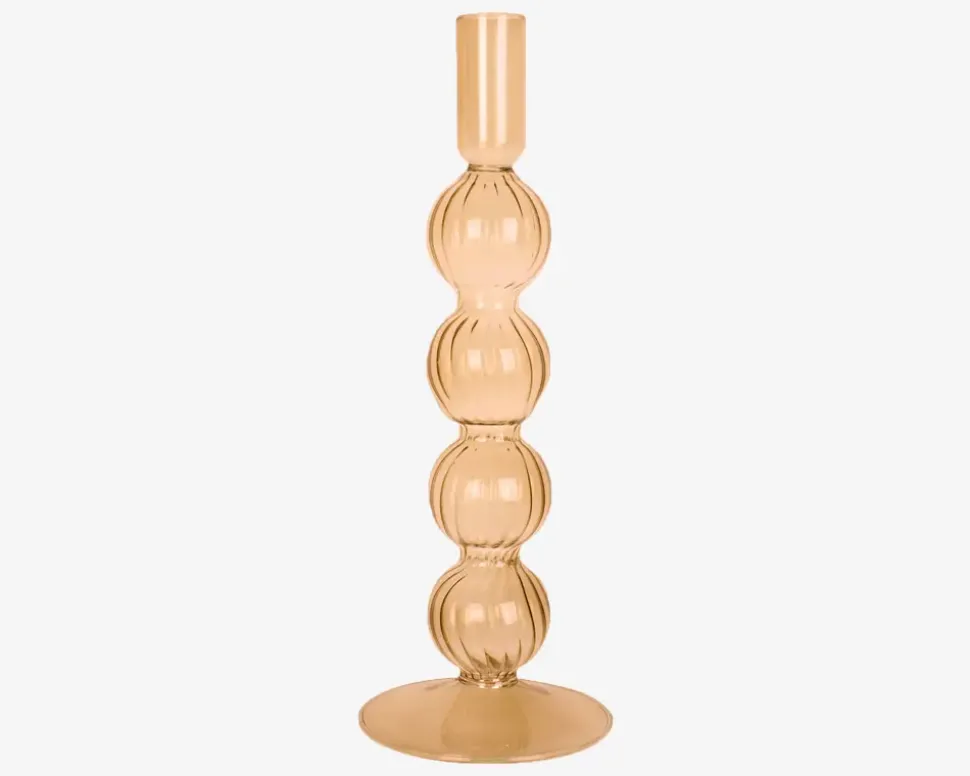 Lysestage Bubbles Sand H.25 cm