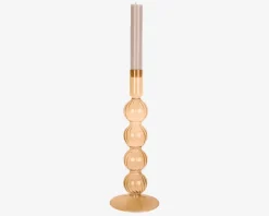 Lysestage Bubbles Sand H.25 cm