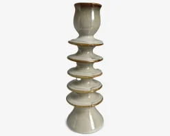 Lysestage sand H.19 cm