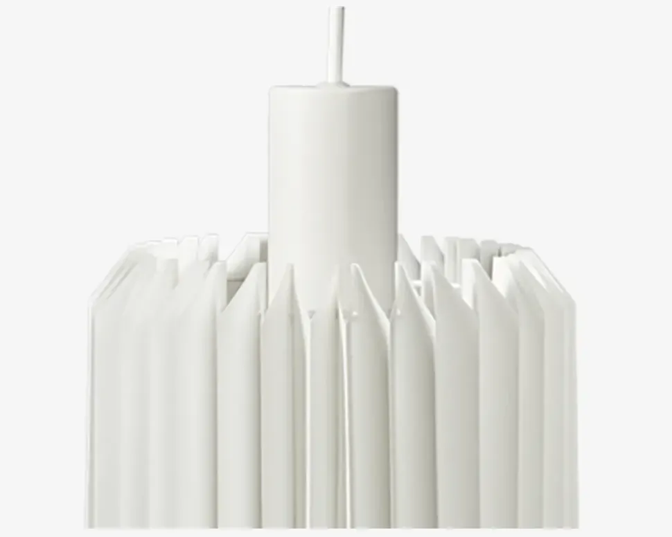 Peak Pendel Plast Hvid Ø.18 cm