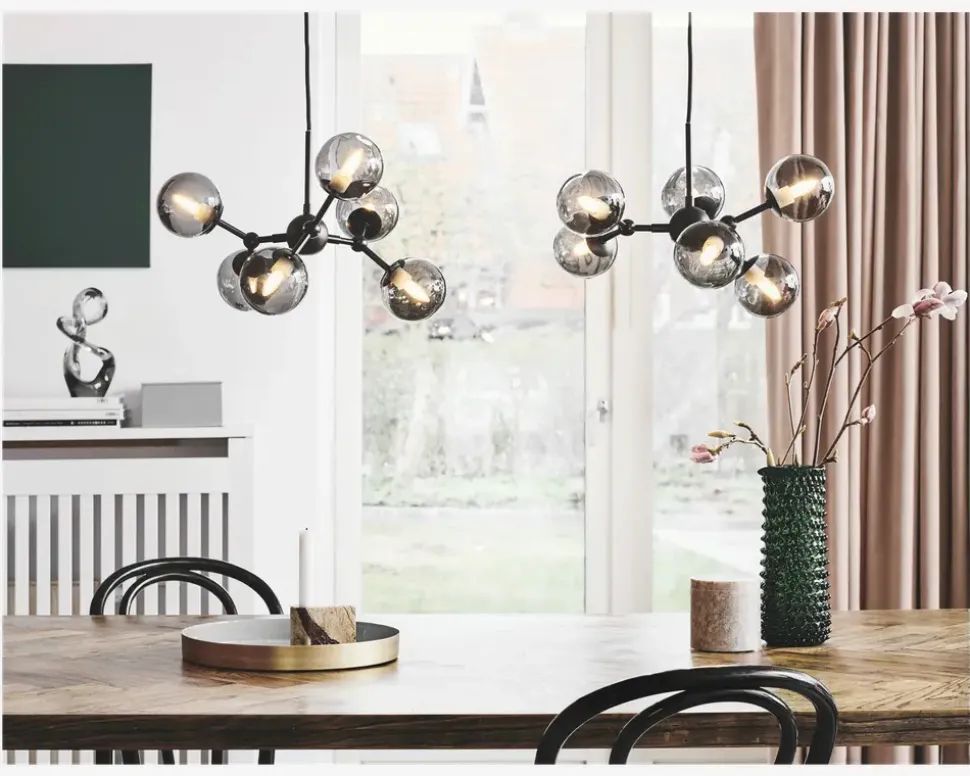 Pendel Atom Røgfarvet Ø.45 cm