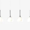 Pendel Hadan 4 Hvid H.120 cm