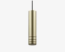 Pendel Tubex Mat Guld H.26 cm