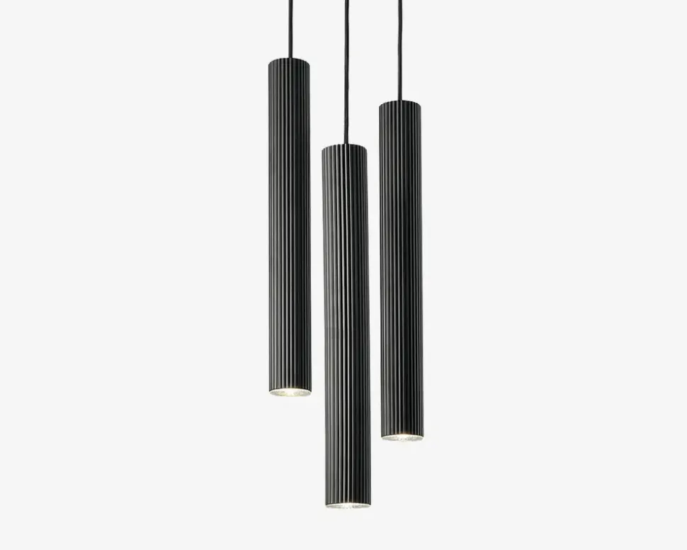 Pendel Vico 3xGU10 sort