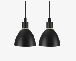 Pendelsæt Ray Sort Ø.12 cm