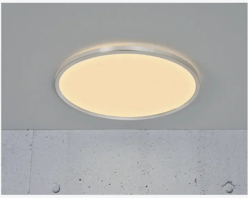 Plafond Oja Krom/Hvid Ø.43 cm