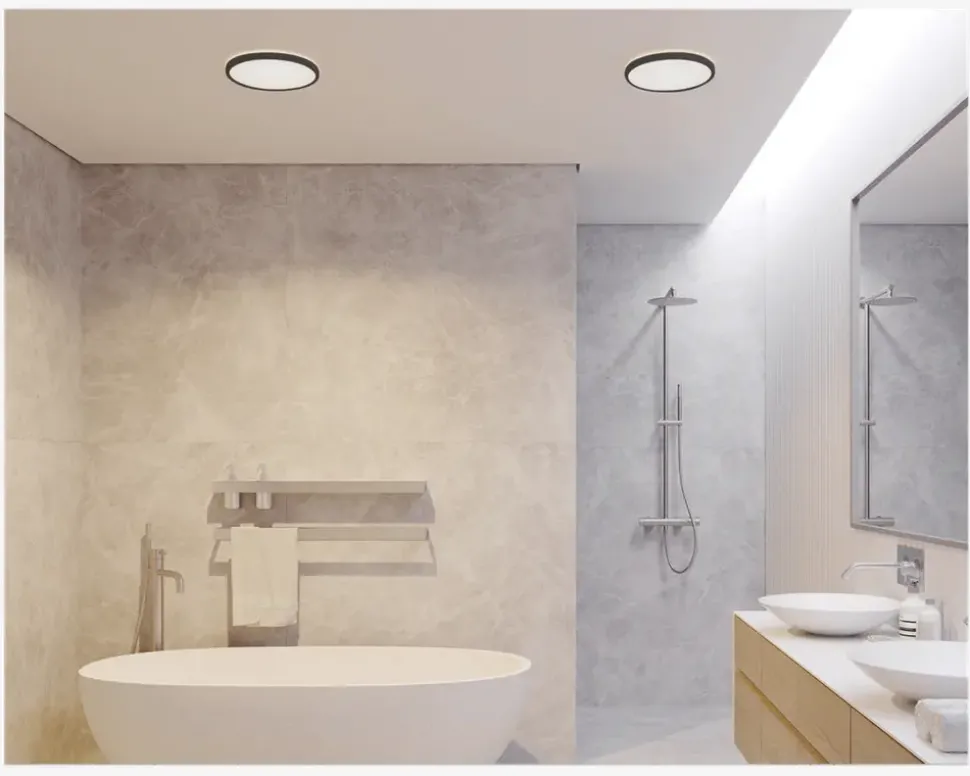 Plafond Oja Sort Ø.29,4 cm