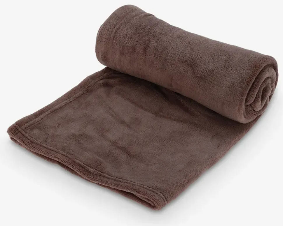 Plaid Fleece Taupe 125x150 cm