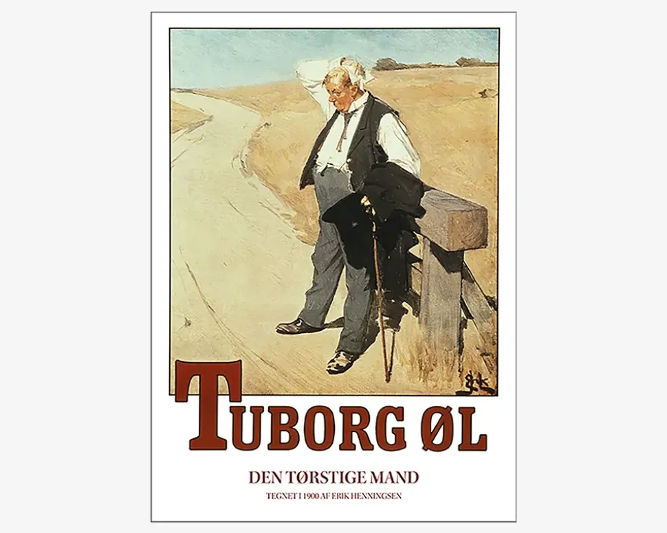 Plakat Tuborg Manden