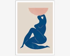Plakat Vase And Woman