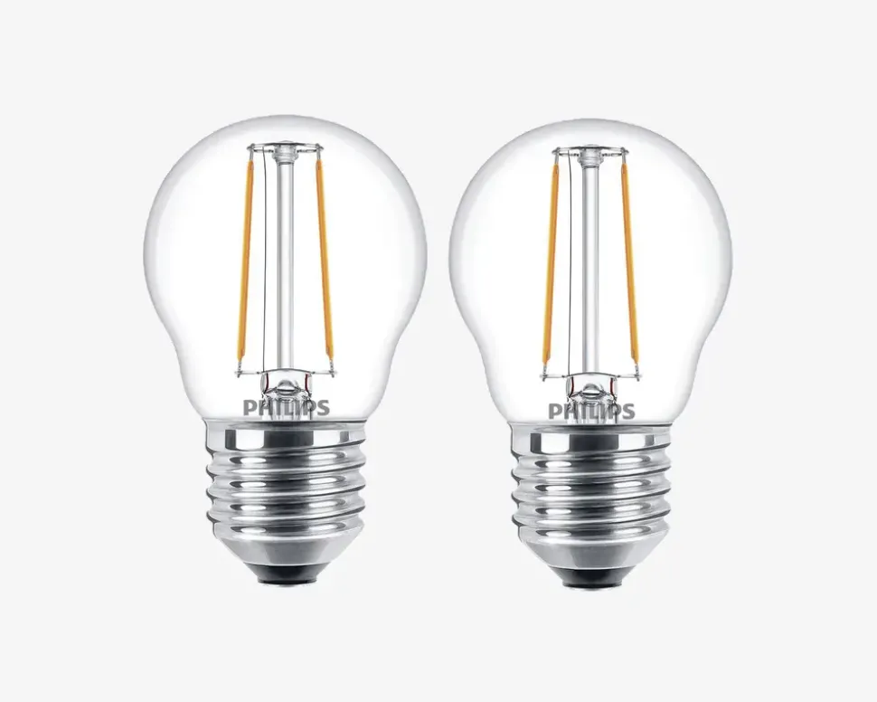 Pære Filament Krone E27 25W 2-Pak