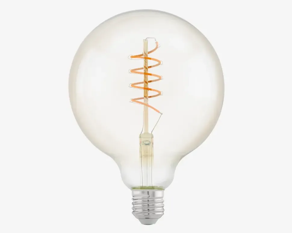 Pære Spiral Amber E27 4 Watt