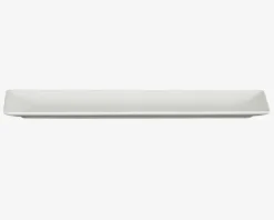 Quadro Tallerken Rektangulær 30x8 cm Hvid