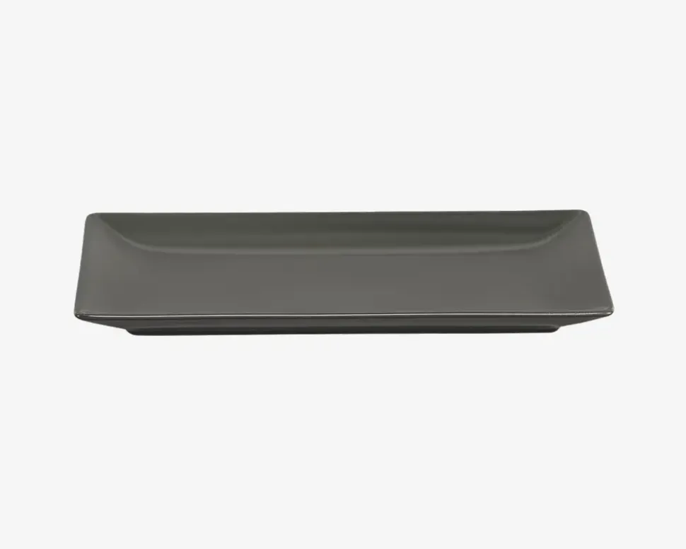 Quadro Tallerken Rektangulær 25x15 cm Sort