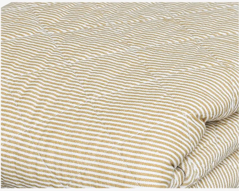 Quilt Plaid Stribe Sennep