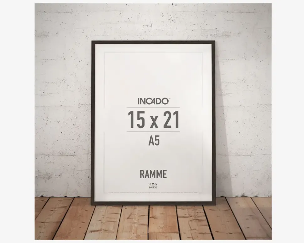 Ramme Røget Eg Slim 15 x 21 cm