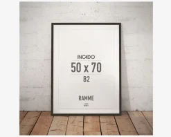 Ramme Røget Eg Slim 50 x 70 cm