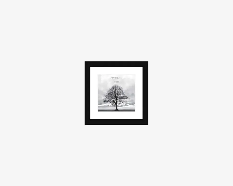 Ramme Sort Slim 15 x 15 cm