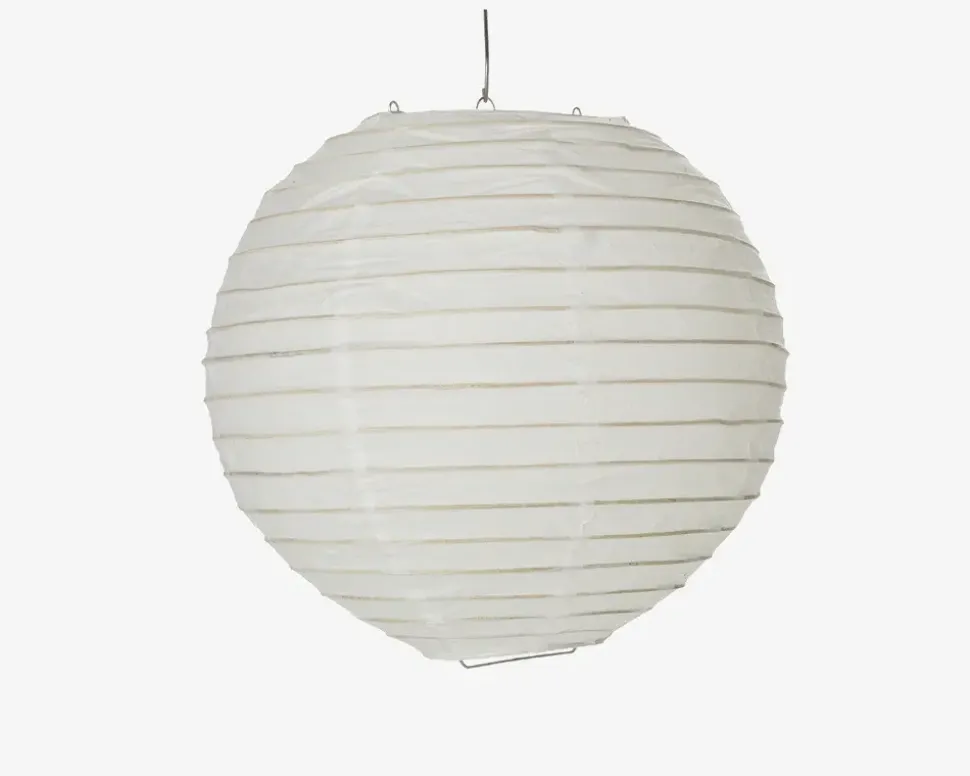 Rispapirlampe Hvid Uden Ophæng Ø.60 cm