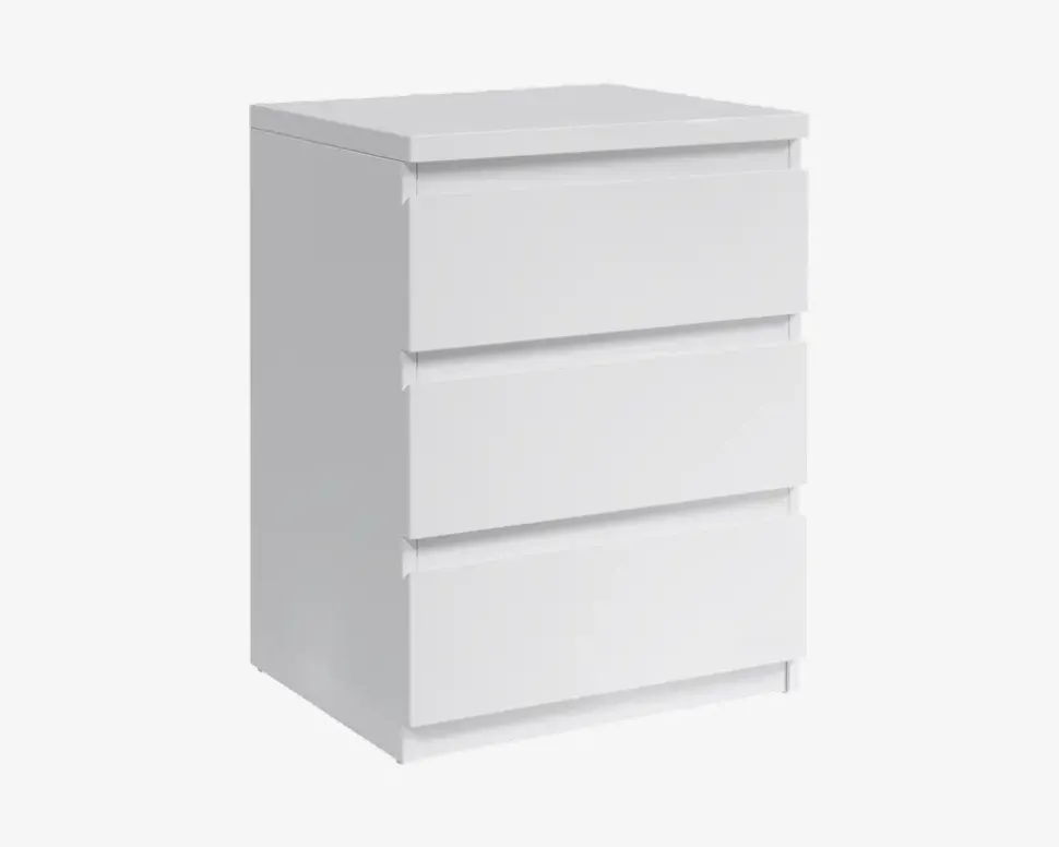Sengebord Olli med 3 skuffer