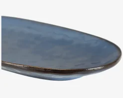 Serveringsfad Oval Blå 36 x 21,5 cm