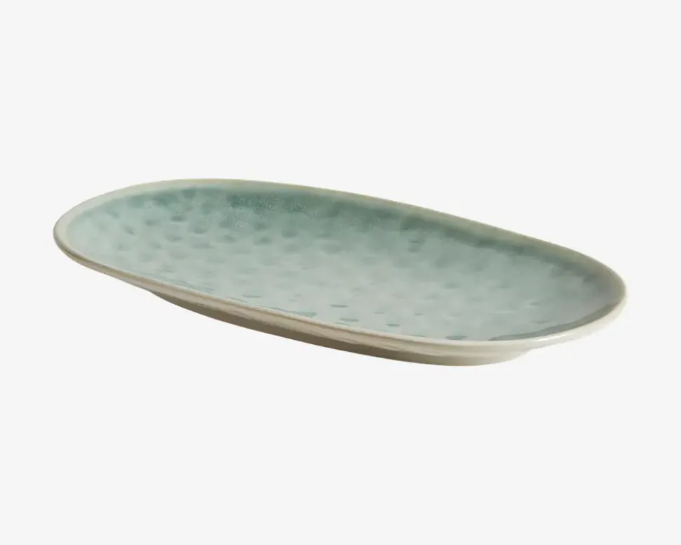 Serveringsfad Oval Mint 31x17,5 cm