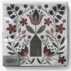Servietter rosa blomster 33x33 cm