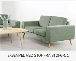 Sienna 2 Pers Sofa Stofgr. 1