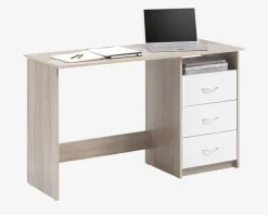 Skrivebord Adria Lys Eg/Hvid