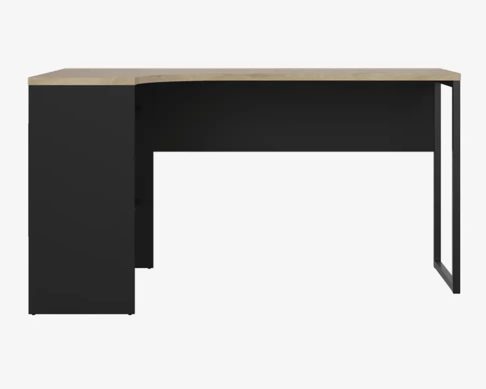 Skrivebord Hjørne Sort/eg