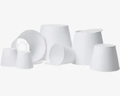 Skærm Emma Domus H. 32 cm Hvid