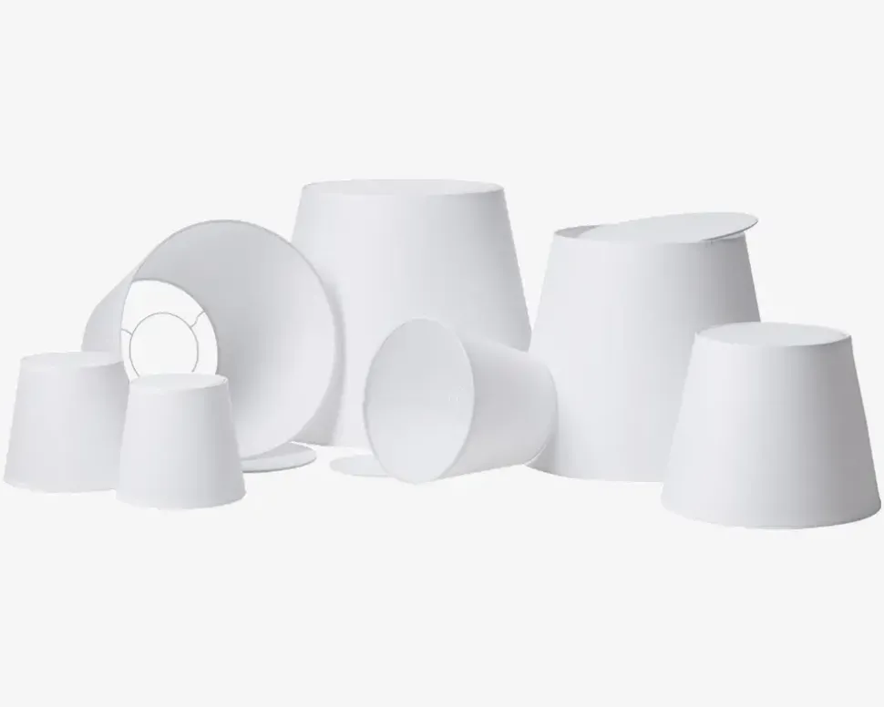 Skærm Emma Domus H. 14,5 cm Hvid