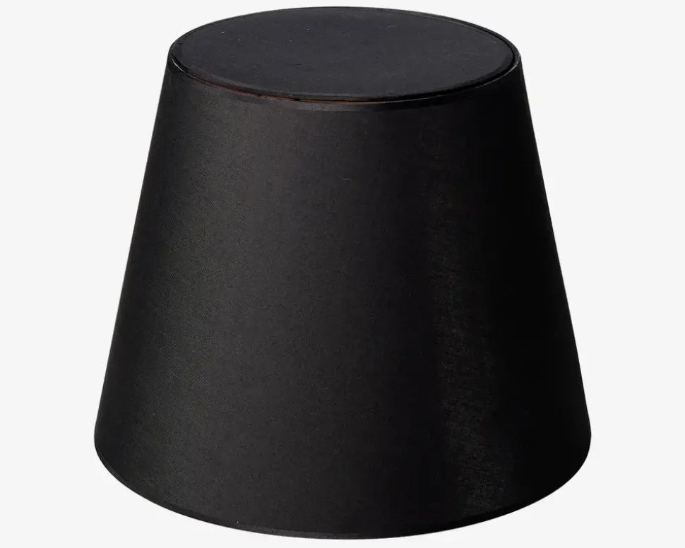 Skærm Isabella Domus sort/kobber H.32 cm