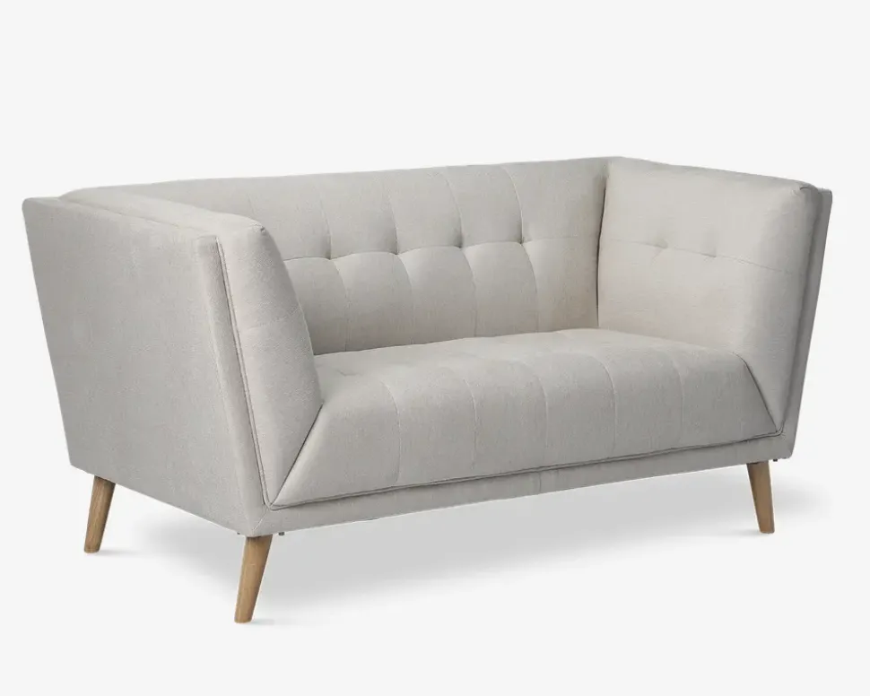 Sofa 2 Pers. Beige Stof