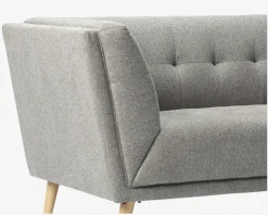 Sofa 2 Pers. Grå Stof