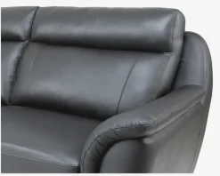 Sofa 3 Pers. Sort Læder
