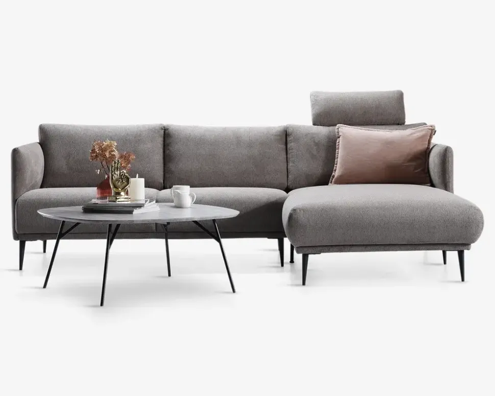 Sofa Josefine med chaiselong højre