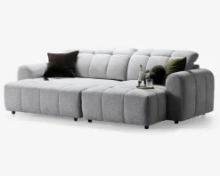 Sofa med chaiselong højre relaxfunktion