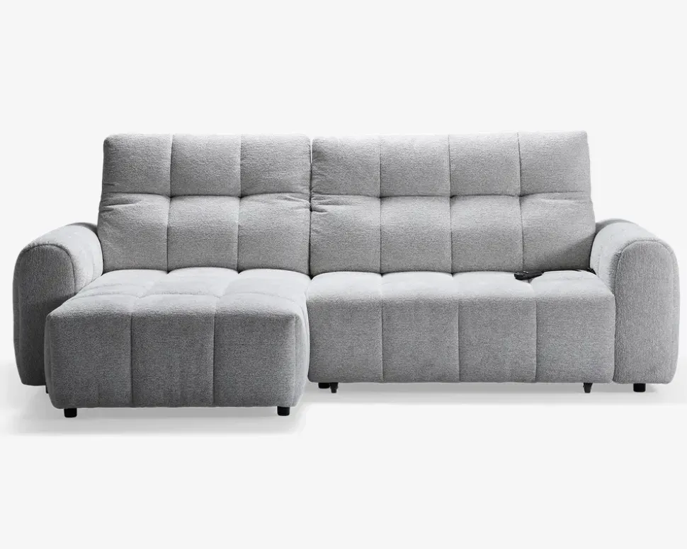 Sofa med chaiselong venstre relaxfunktion