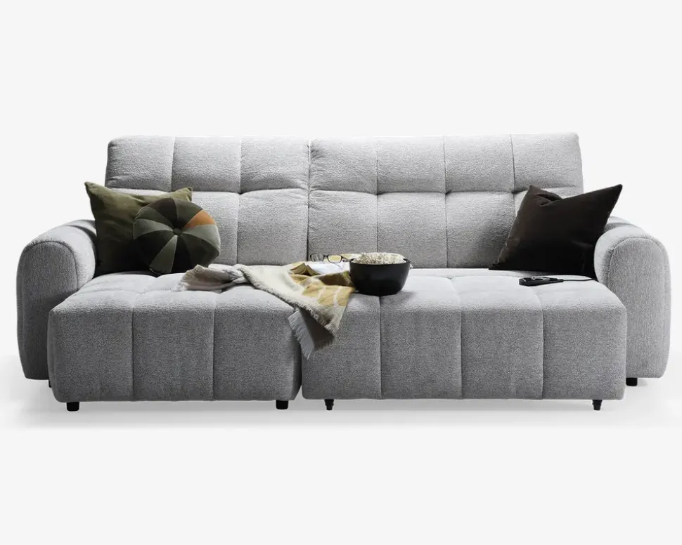 Sofa med chaiselong venstre relaxfunktion