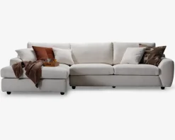 Sofa med XL-chaiselong venstre