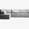 Sofa m/Open End Venstre Grå