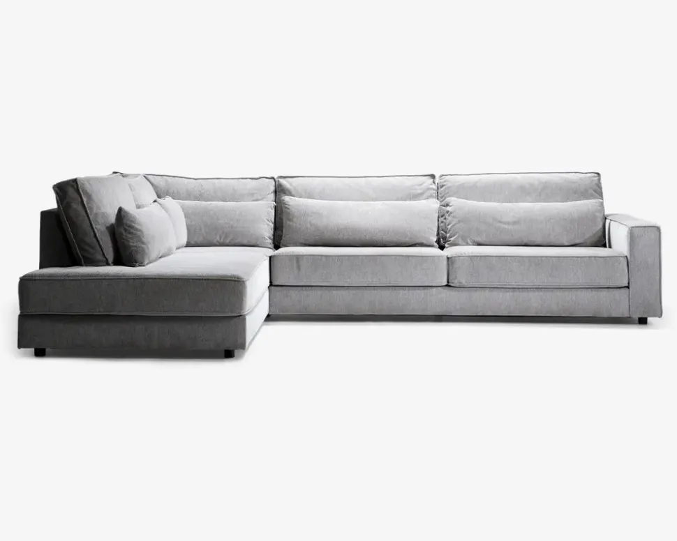 Sofa m/Open End Venstre Grå