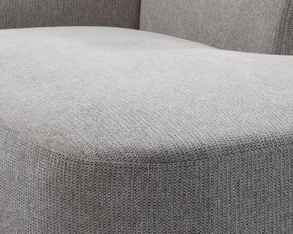 Sofa U-shape grå/beige venstrevendt