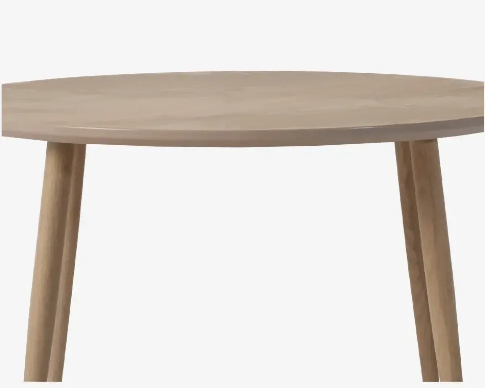 Sofabord Lys Eg Finer Ø-80 CM